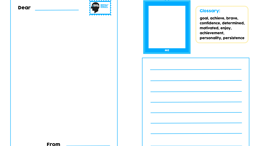Getting to know me - worksheet for ages 7 to 11