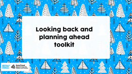 Looking back and planning ahead toolkit